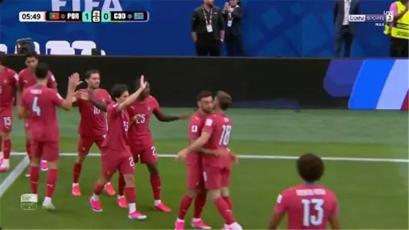  أهداف وملخص مباراة البرتغال والكونغو الديمقراطية الشوط الأول بكأس العالم
