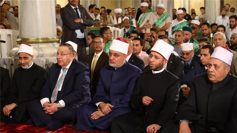 المفتي يشهد احتفال مشيخة الطرق الصوفية بالعام الهجري الجديد بمسجد الحسين