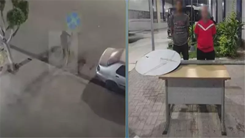 حبس عاطل وعامل خردة 4 أيام لاتهامهما بسرقة لافتة إرشادية بالعجوزة