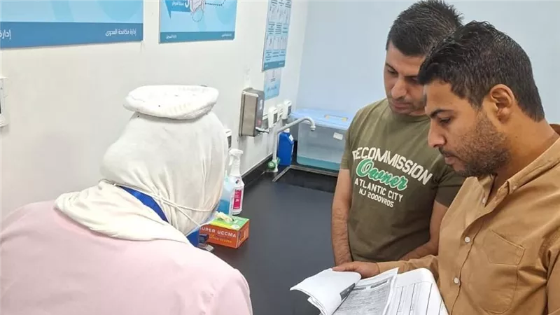 جولة إشرافية لمتابعة عيادات جراحة الوجه والفكين بمجمع السويس الطبي 