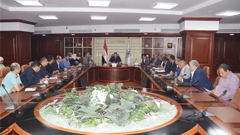 بنى سويف: مراجعة معدلات إنجاز مشروعات الخطة الاستثمارية ونسب الصرف