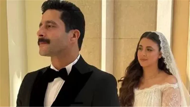 الصور الأولى من حفل زفاف الفنانة هايدي رفعت ومصطفى منصور