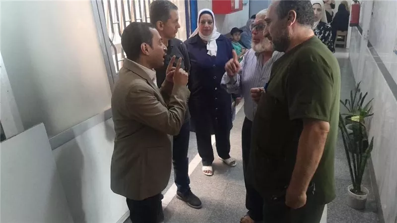 وكيل وزارة الصحة بدمياط يتابع أعمال التطوير ورفع الكفاءة بمستشفى عزبة البرج 