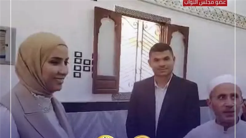 ريهام شطوري تتفقد أعمال تطوير مسجد صبري الكبير بالقصاصين الجديدة