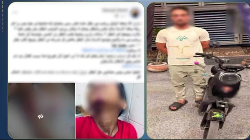 القبض على قائد سكوتر تسبب في إصابة طفل بالغربية إثر سيره عكس الاتجاه