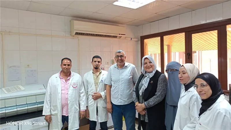 جولة ميدانية على المعمل المشترك والحجر الصحي بميناء دمياط لمتابعة جودة الأداء 