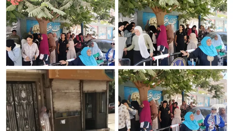 وسط ارتياح الطلاب وأولياء الأمور.. انتهاء اليوم الأول للثانوية ببنى سويف| صور