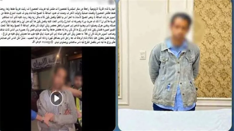 فيديو فضحه.. ضبط جامع خردة بالمنصورة بعد تحرشه لفظيا بطالبة في الشارع