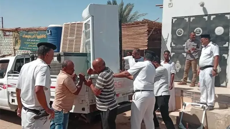 رفع أكثر من 235 إشغال بقرية الأعقاب بمشاركة الأجهزة الأمنية 