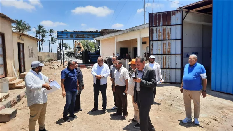 مياه دمياط تتابع إعادة تأهيل محطة كفر البطيخ 2 لزيادة الطاقة 