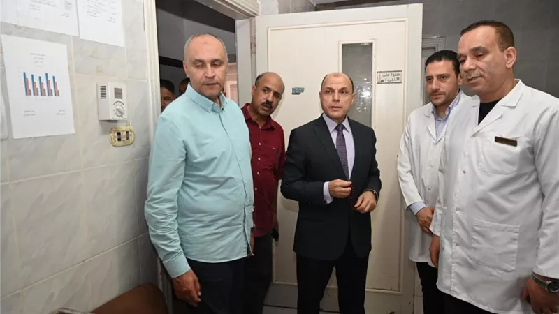 محافظ الغربية يشدد على الاستغلال الأمثل لإمكانات مستشفى بسيون المركزي