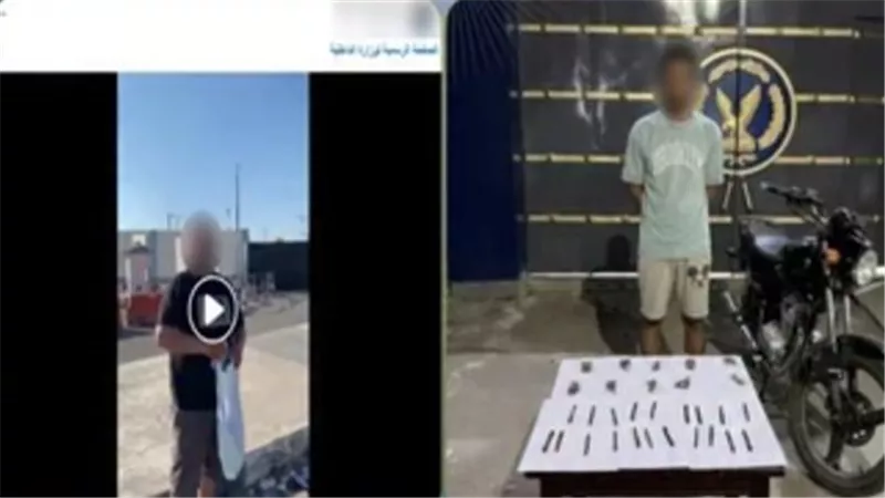 القبض على عاطل سرق دراجة نارية من أمام وحدة مرور بالإسماعيلية
