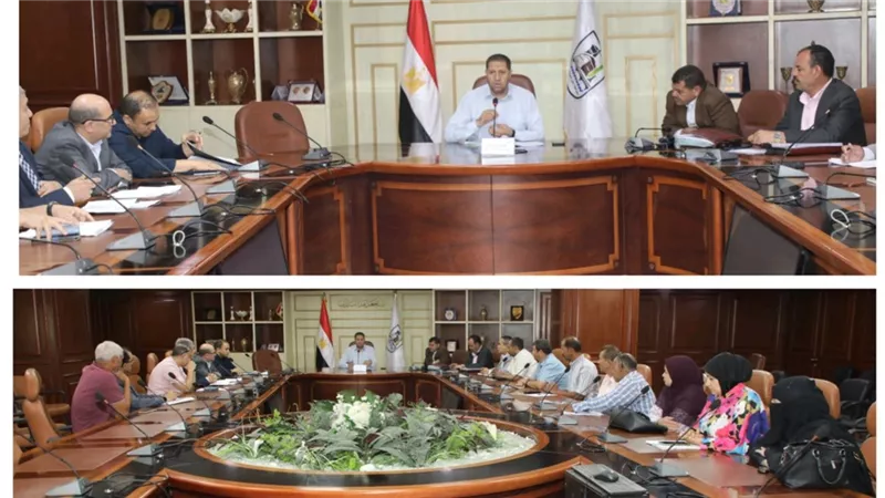 بنى سويف: بحث حوكمة وتحصيل مستحقات شركة الكهرباء لدى الوحدات المحلية 