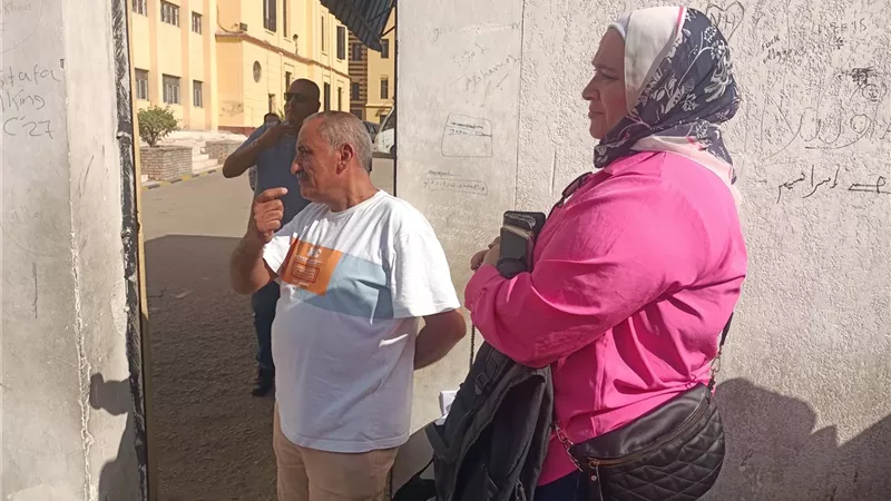 انتظام لجان الثانوية العامة بمدرسة فيكتوريا كولدج بالإسكندرية 
