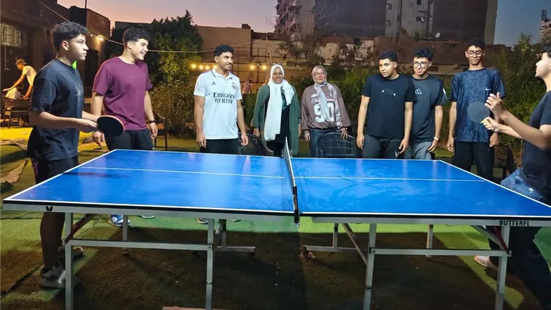 مركز شباب أحمد عبده ينظم بطولة تنشيطية لتنس الطاولة وسط منافسات قوية