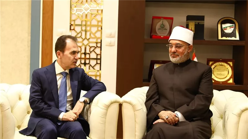 مفتي الجمهورية يستقبل وزير أوقاف كردستان العراق لبحث أوجه التعاون المشترك