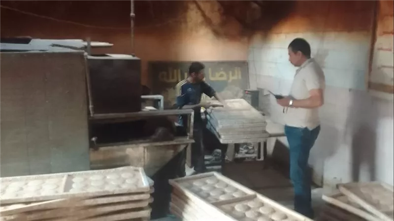تحرير 25 مخالفة تموينية فى حملة مكثفة على المخابز بميت غمر بالدقهلية 