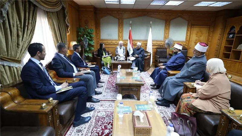الشيخ أيمن عبد الغني يستقبل وفد اليونيسيف لبحث تعزيز التعاون