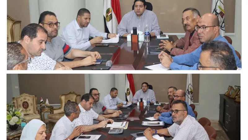 مراجعة شاملة لملفات التقنين قبل عرضها على اللجنة العليا ببني سويف