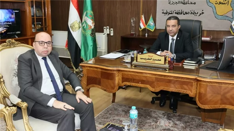 محافظ المنوفية يلتقى مدير هيئة الأوقاف لتعزيز ا لتعاون المشترك