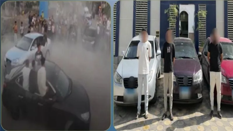 ضبط 3 سيارات وقائديها بالبحيرة لقيامهم بحركات استعراضية في الشارع العام