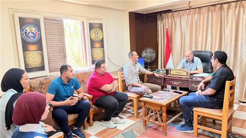 مديرية الشباب والرياضة بدمياط تستقبل وفد اتحاد بشبابها لبحث خطط العمل