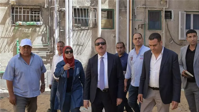  الانتهاء من ٦٠٪ من طلاء٤٠عمارة وبدء الرصف بعمر بن عبدالعزيز ببورسعيد
