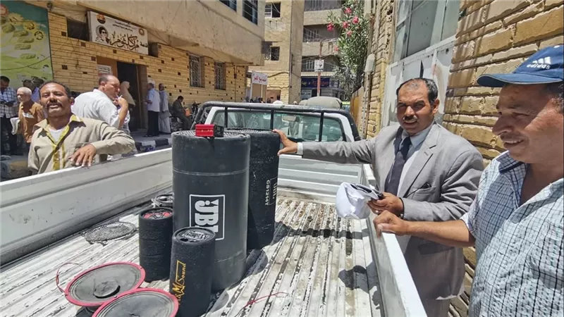 محافظ الدقهلية يتابع حملة للتصدي لأجهزة الصوت والتلوث السمعي بالسنبلاوين