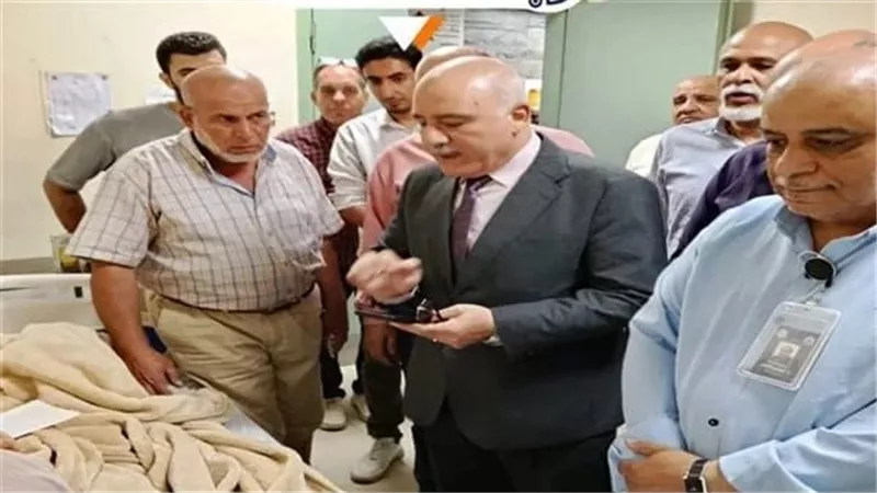 وكيل وزارة الصحة بالقليوبية يزور طبيبة اسنان شبرا الخيمة بعد تعرضها للضرب