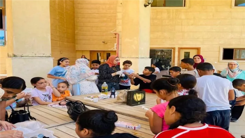  معهد بحوث وتكنولوجيا النسيج ينظم قافلة توعوية لتنمية مهارات الأطفال 