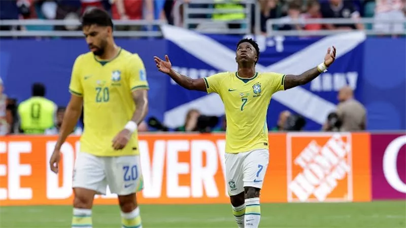 أهداف وملخص مباراة إسكتلندا والبرازيل الشوط الأول في كأس العالم 2026