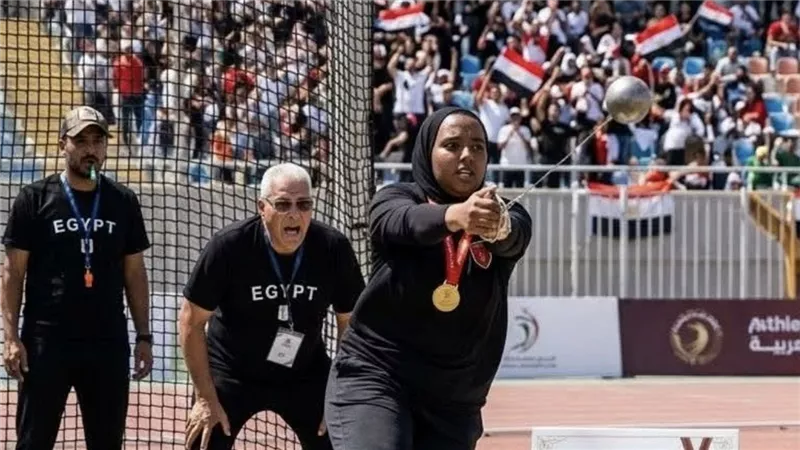 إشادة عربية بملعب الرمي باستاد القاهرة واستعدادات البطولة العربية لألعاب القوى