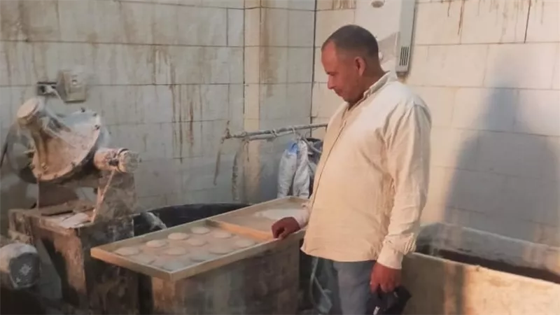  تحرير ٢٢ محضرا لمخابز دراجيل وساحل الجوابر وزاوية الناعورة بالمنوفية
