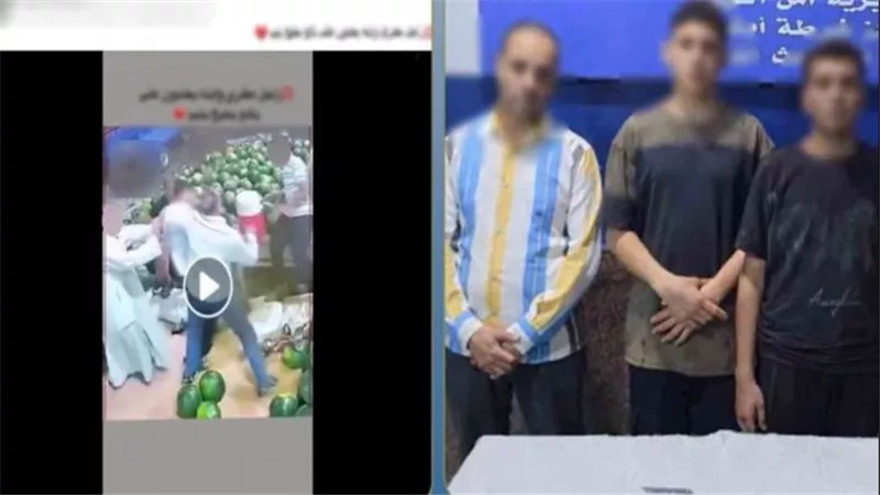 القبض على شخص ونجله لتعديهما بسلاح أبيض على بائع في الفيوم