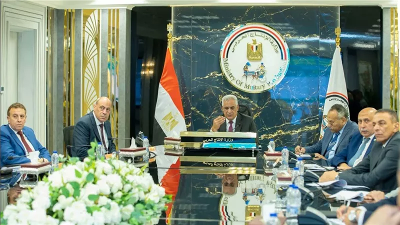  وزير الدولة للإنتاج الحربي: مشروعات 