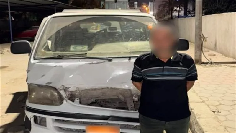هرب بعد دهس أسرة على كورنيش المعصرة.. القبض على سائق تسبب في وفاة مسن وحفيدته
