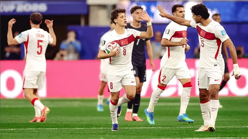 أهداف وملخص مباراة تركيا وأمريكا الشوط الأول في كأس العالم 2026