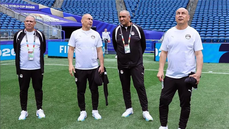 استعدادًا لإيران.. الجهاز الفني لمنتخب مصر يتفقد ملعب لومن فيلد