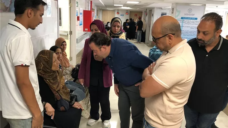 رئيس إقليم القناة ومديرة الرعاية الصحية بالسويس يتفقدان مستشفى صحة المرأة
