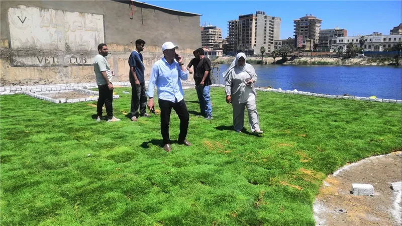 محافظ الدقهلية يتابع أعمال إنشاء حدائق جديدة بمدينة طلخا