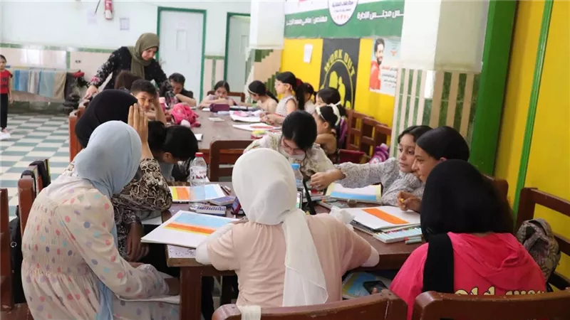 مركز شباب السنانية بدمياط يواصل تنمية المواهب الفنية لدى النشء
