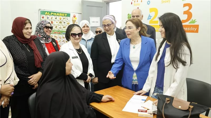 أمل عمار تشهد قافلة طبية مجانية بحي الأسمرات بالتعاون مع المركز القومي للبحوث