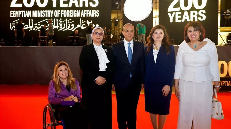 المستشارة أمل عمار تشارك فى احتفالية وزارة الخارجية بمرور ٢٠٠ عام عليه 