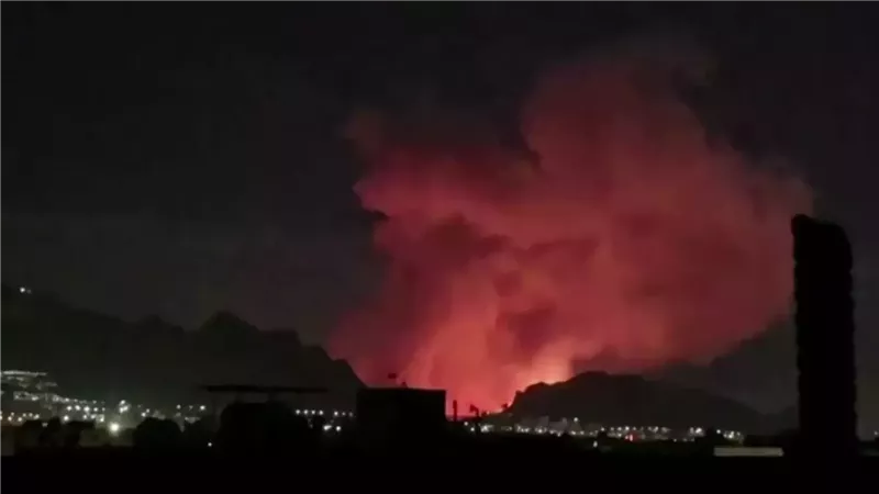 التلفزيون الإيراني يكشف تفاصيل سماع دوي انفجار في مدينة سيريك