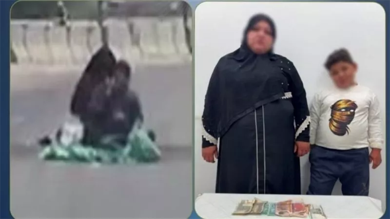 حبس سيدة بتهمة استغلال نجلها في استجداء المارة بالشرقية