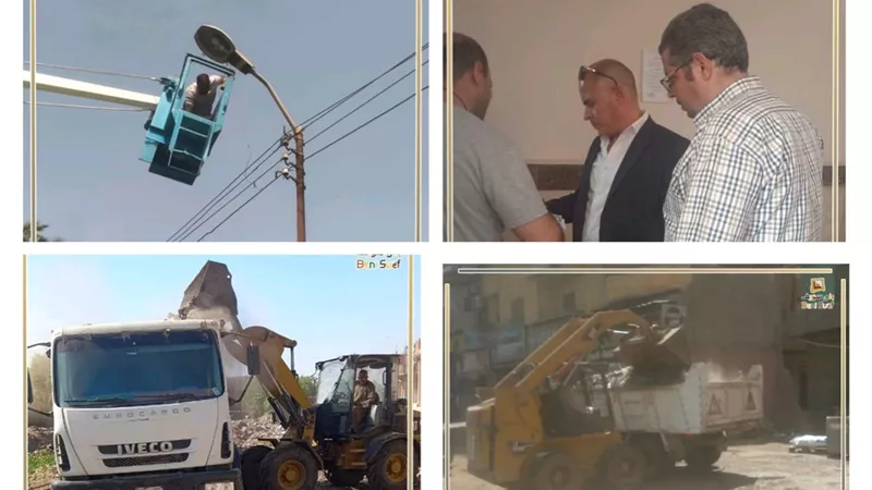 بنى سويف: جهود مكثفة بملفات الرقابة على المخابز ورفع الإشغالات ومخلفات البناء