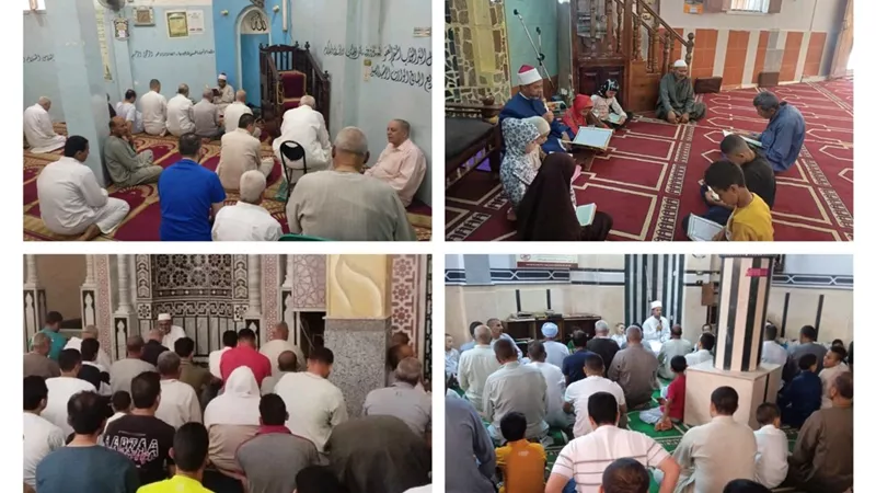 وسط مشاركة الصغار والكبار: مقارئ الجمهور تزين مساجد مديرية أوقاف بني سويف |صور