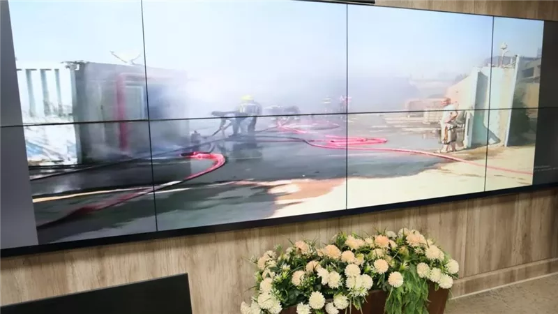 محافظ المنوفية يتابع ميدانيا تداعيات حادث نشوب حريق مصنع بالسادات 