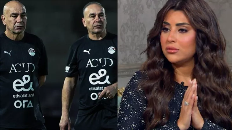 أيتن عامر توضح سبب انفعالات إبراهيم وحسام حسن              