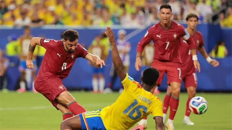 نتيجة وأهداف مباراة البرتغال وكولومبيا الشوط الثاني (0-0) في كأس العالم 2026